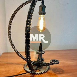 Lámpara de mesa industrial vintage